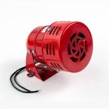 Eurowest 75mm Metal Gövde Motorlu Siren 24V - Endüstriyel Alarm ve Uyarı Sistemi''
