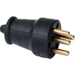 3x25 A Kauçuk Trifaze Fiş