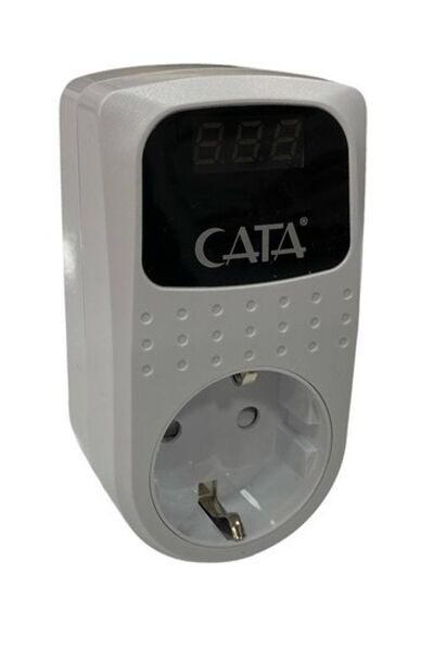 CATA CT-9187 DİJİTAL AKIM KORUMALI PRİZ