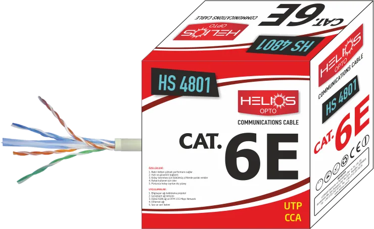 Helios HS 4801 CAT6E UTP PVC Data Kablosu