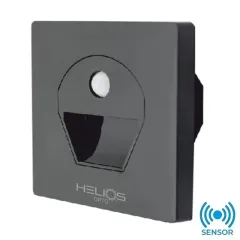 HELİOS HS6019 3W SENSÖRLÜ KORİDOR AYDINLATMA SİYAH KASA-GÜNIŞIĞI