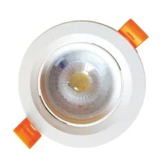 HS1209 5W Spot PLS Yuvarlak Beyaz Kasa Beyaz Işık - Helios Enerji Verimli LED Spot Işık