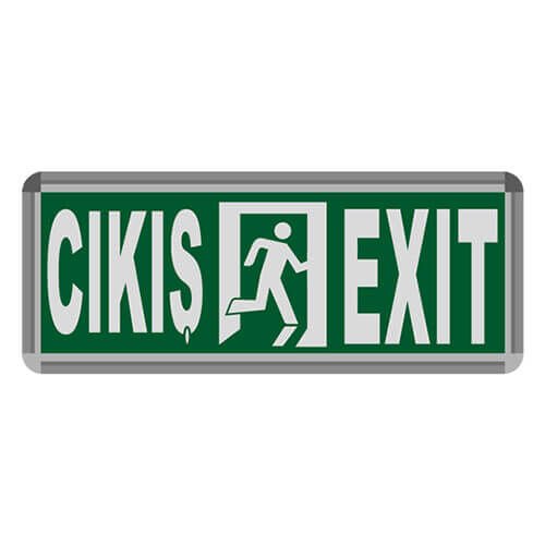 HELİOS EXIT ÇIKIŞ HS4602 - Acil Durum Aydınlatma ve Güvenlik Çıkışı