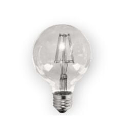 HELIOS HS 2061 6 Watt Şeffaf Camlı G95 Rustik LED Ampul BEYAZ IŞIK