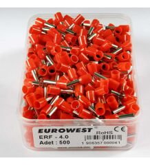 Eurowest 4mm İzozeli Kablo Yüksüğü Turuncu - Yüksek Kaliteli ve Dayanıklı 500 Adet