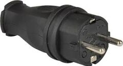 KAİM 1X16A Kauçuk Düz Balık Z00441X | Dayanıklı Elektrik Fişi