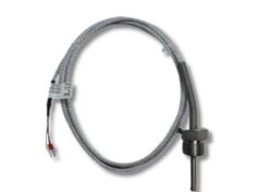 TEOTSE Manşonlu Tip PT100 Dalma Boyu 100mm 3mt Kablolu Termokupl